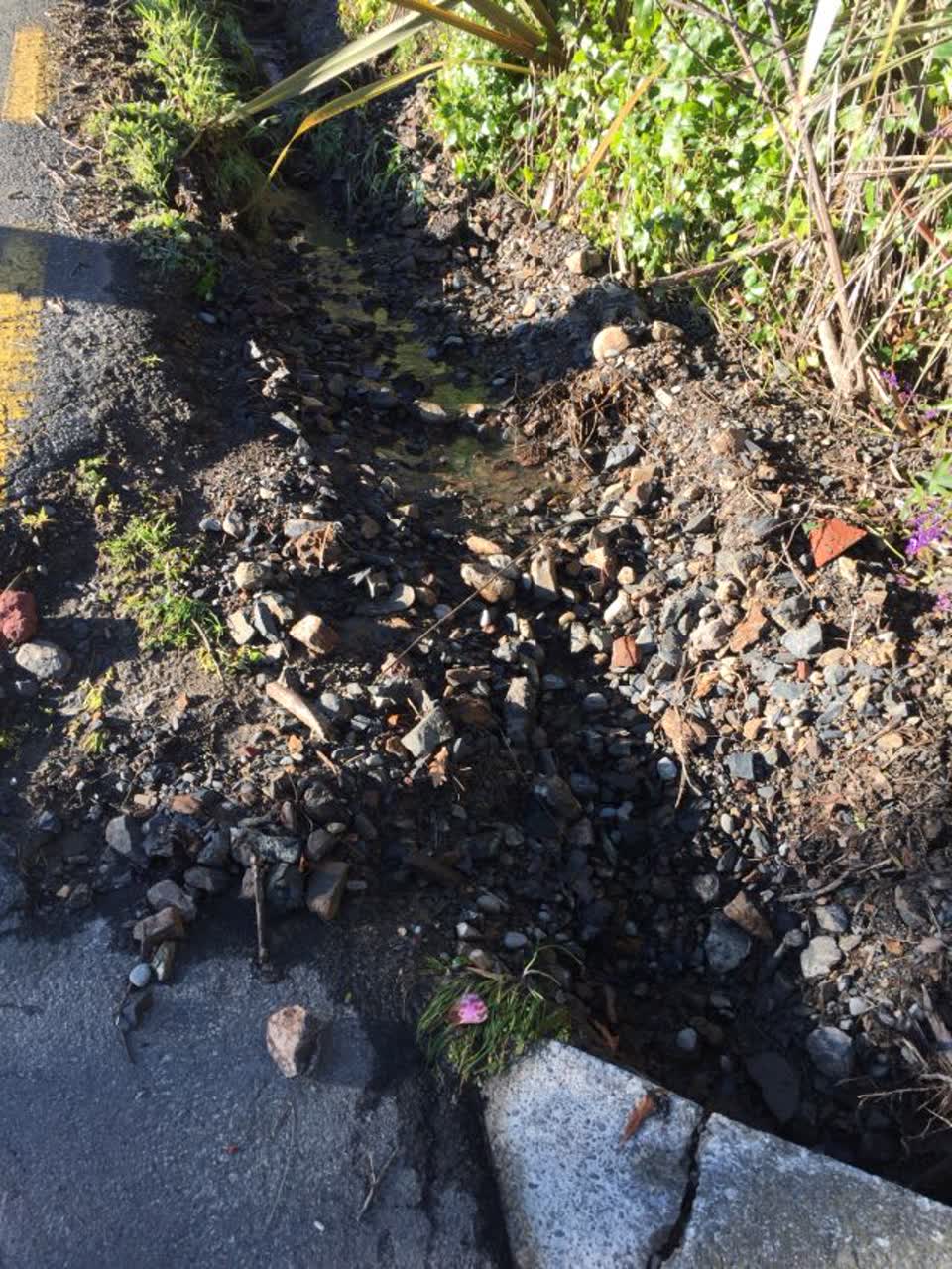 The photograph attached to this wastewater/stormwater report