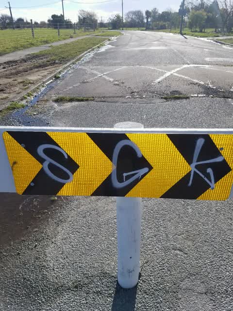 Graffiti, a report photo
