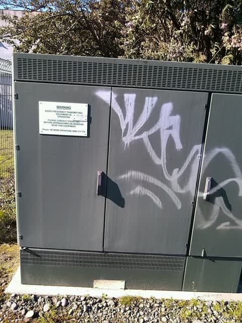 Graffiti, a report photo