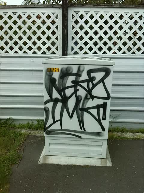 Graffiti, a report photo