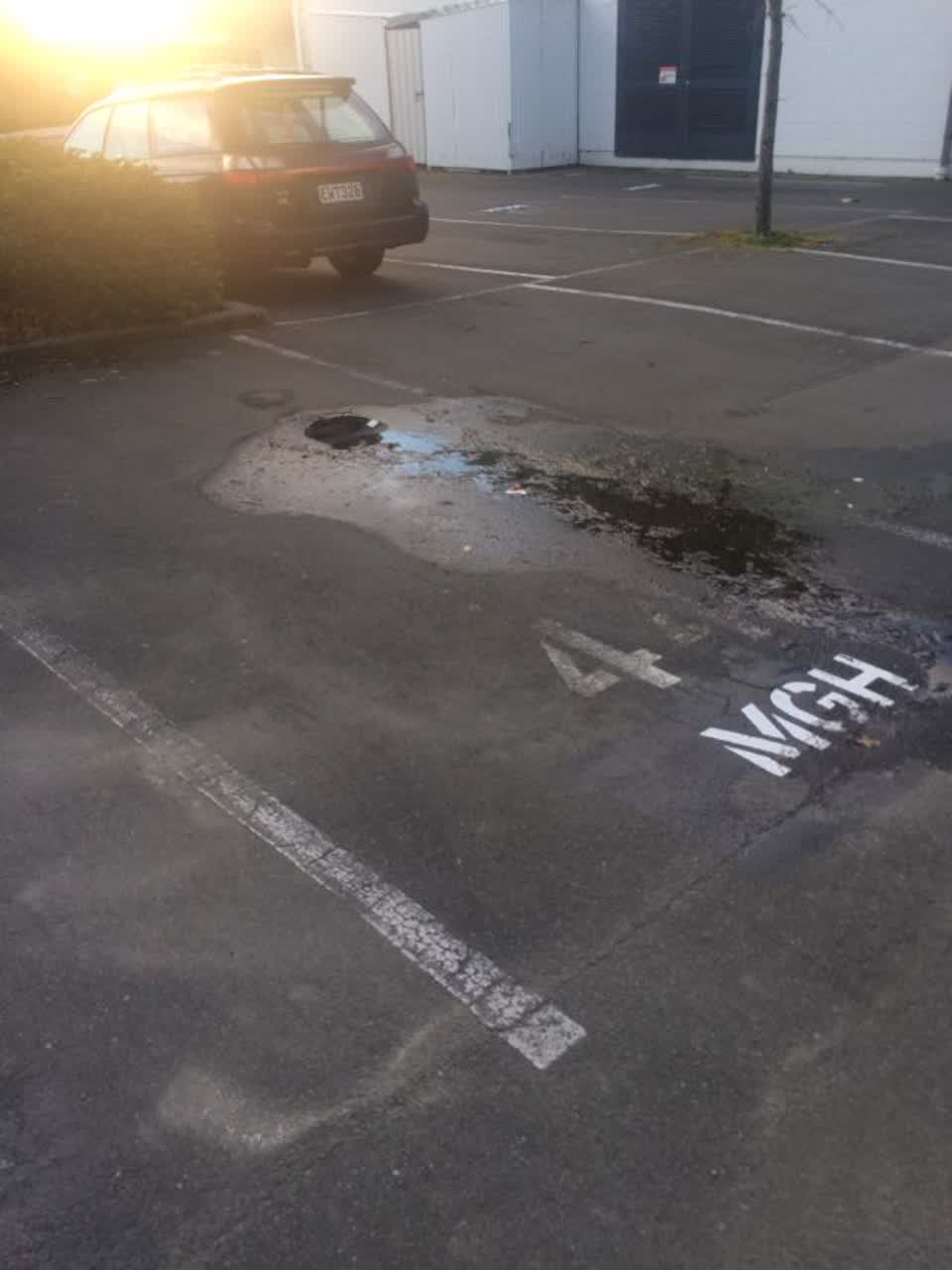 The photograph attached to this water supply report