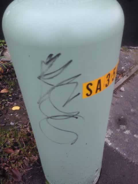 Graffiti, a report photo