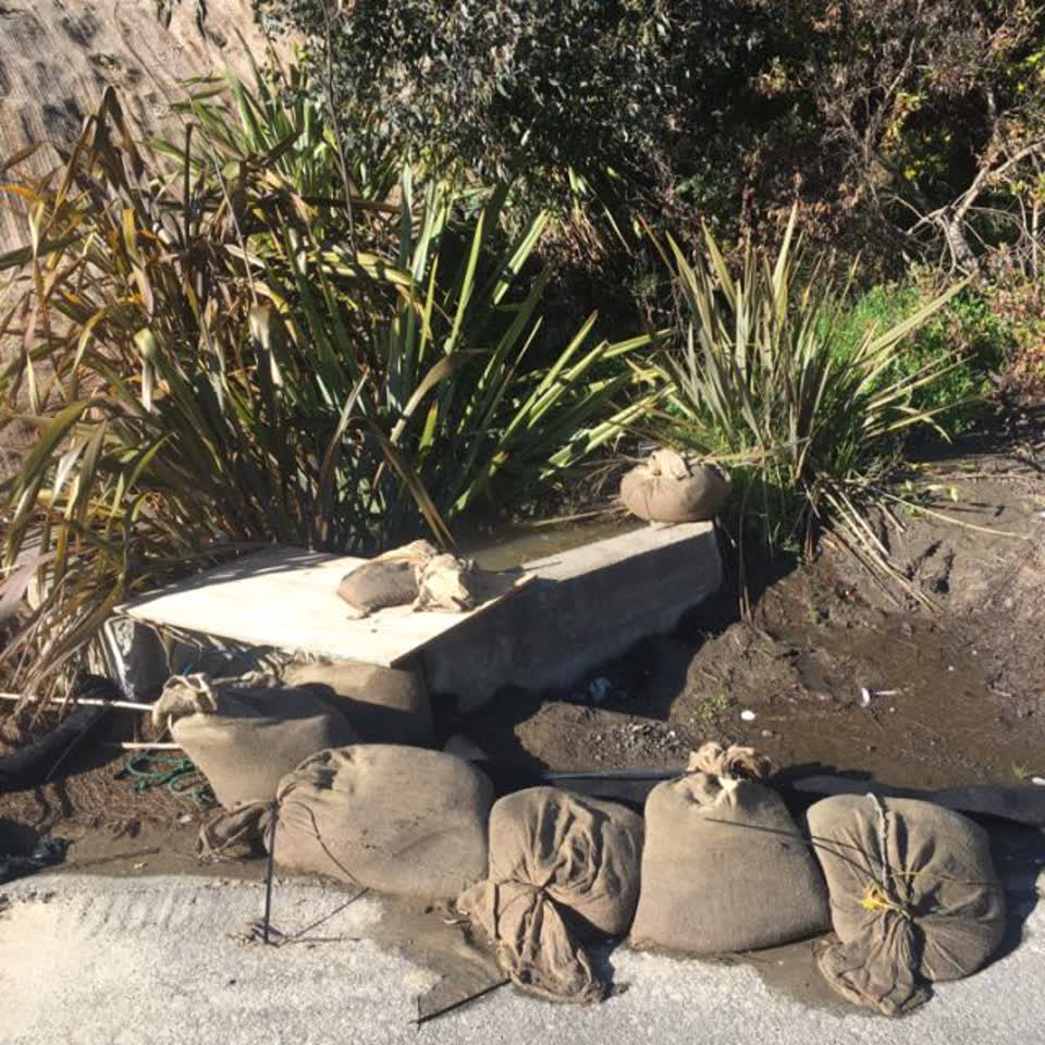 The photograph attached to this wastewater/stormwater report