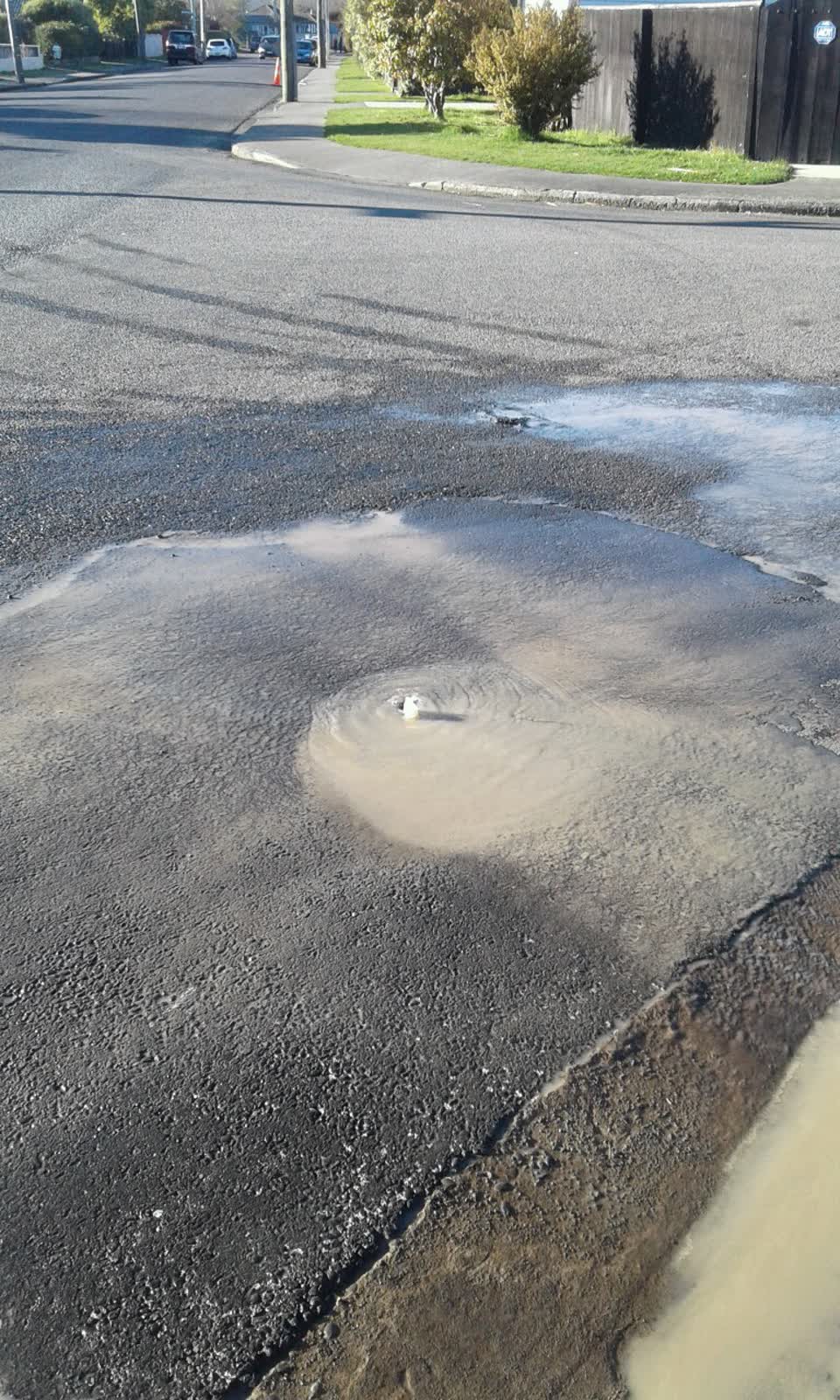 The photograph attached to this water supply report