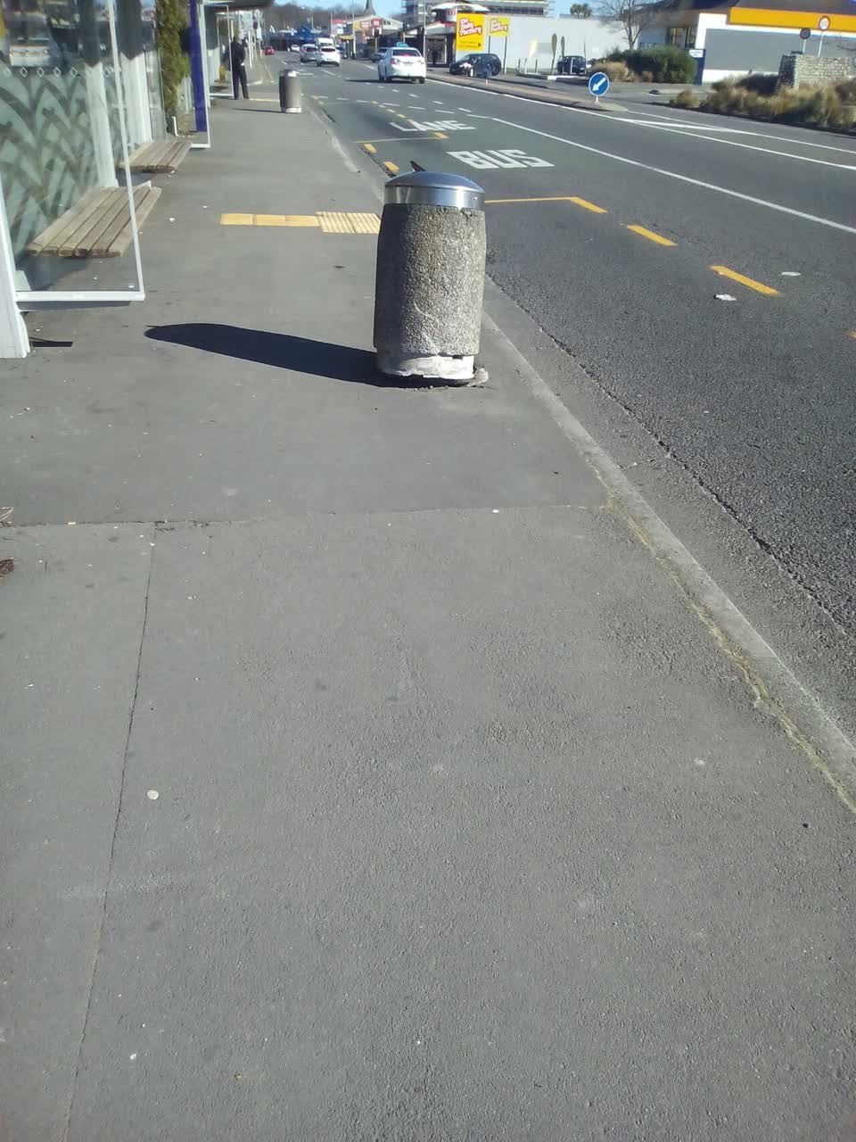 The photograph attached to this rubbish/recycling report