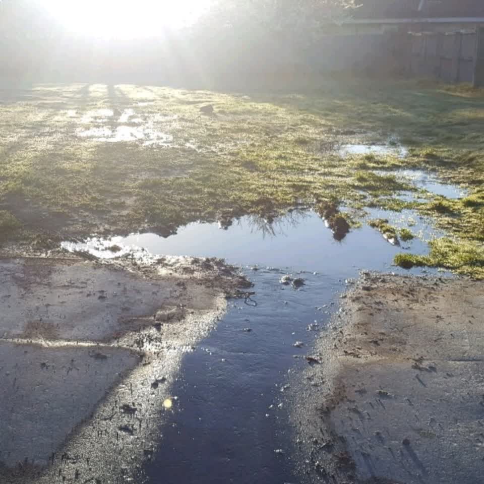 The photograph attached to this water supply report