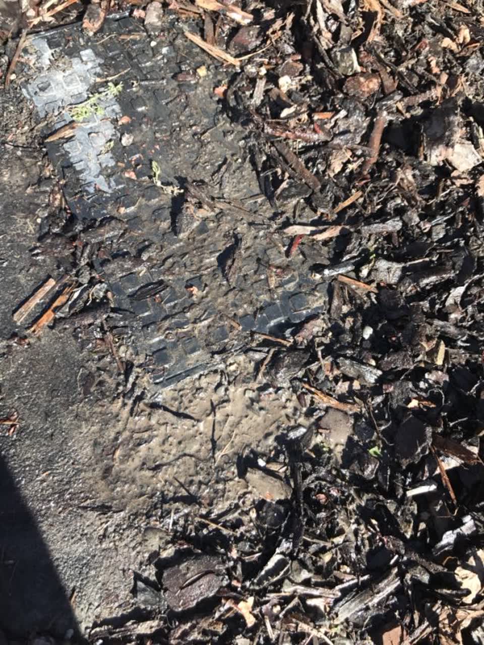 The photograph attached to this wastewater/stormwater report