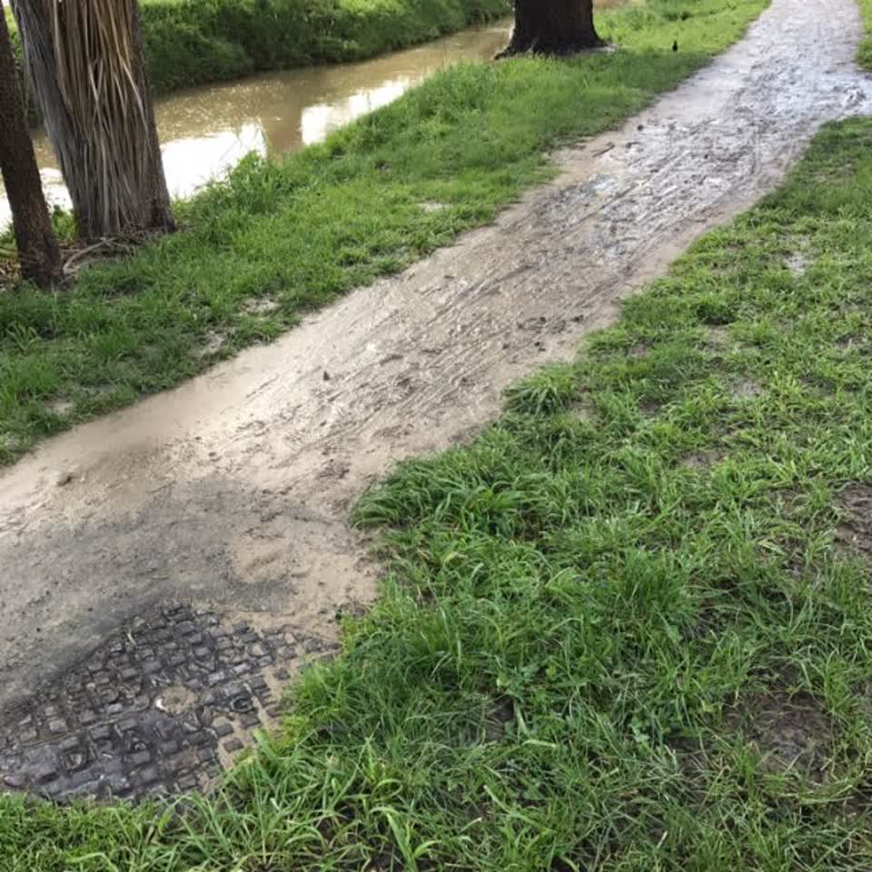 The photograph attached to this wastewater/stormwater report