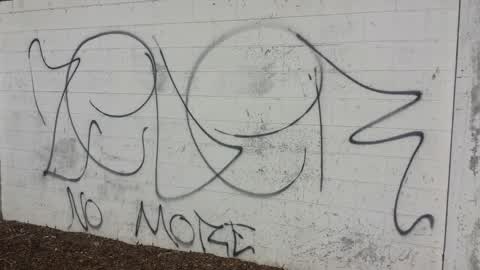 Graffiti, a report photo
