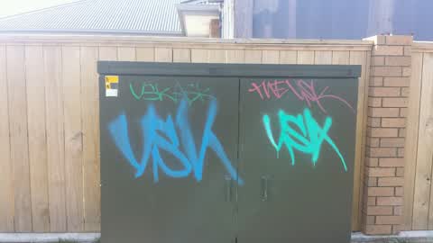 Graffiti, a report photo