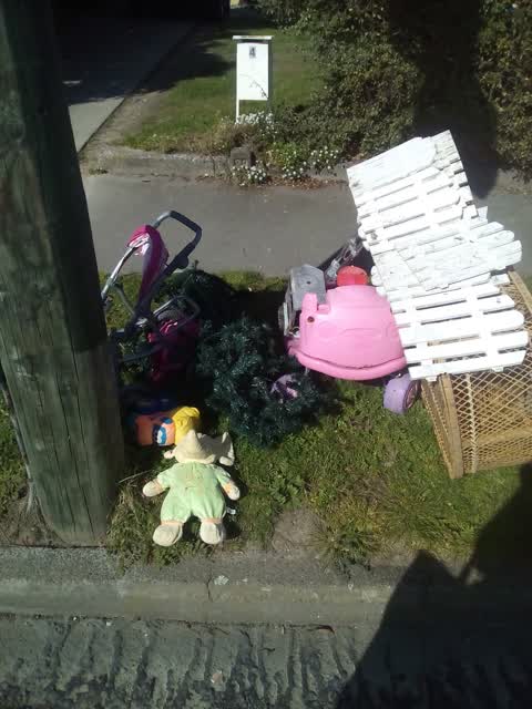 Rubbish/Recycling, a report photo