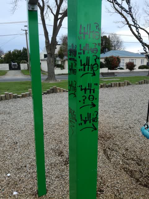 Graffiti, a report photo