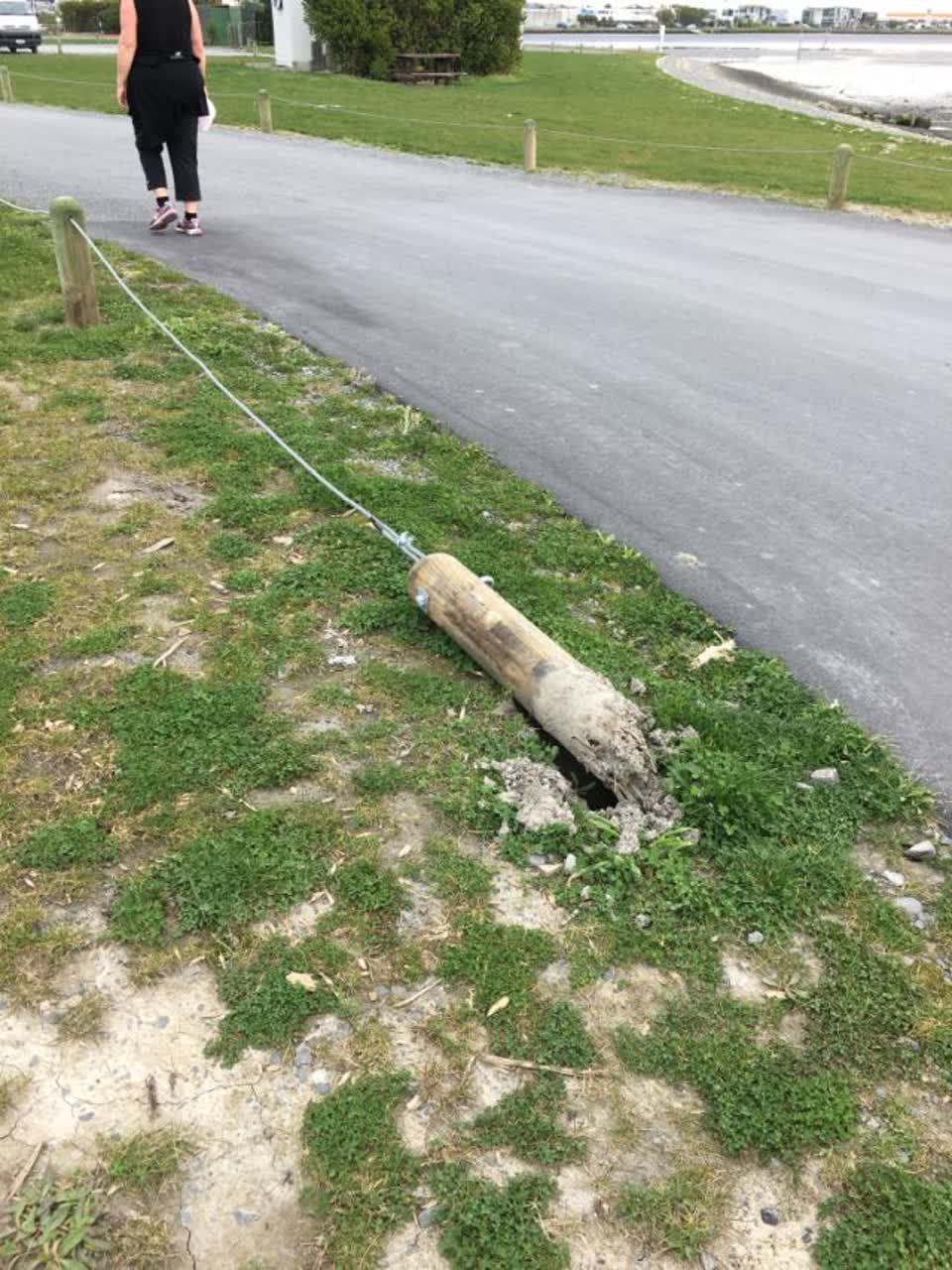 The photograph attached to this parks report