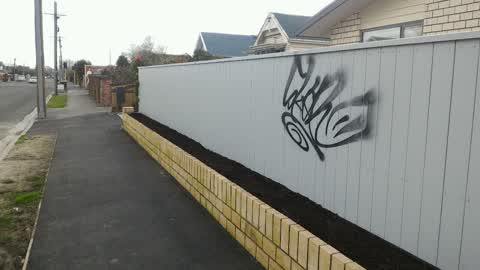 Graffiti, a report photo