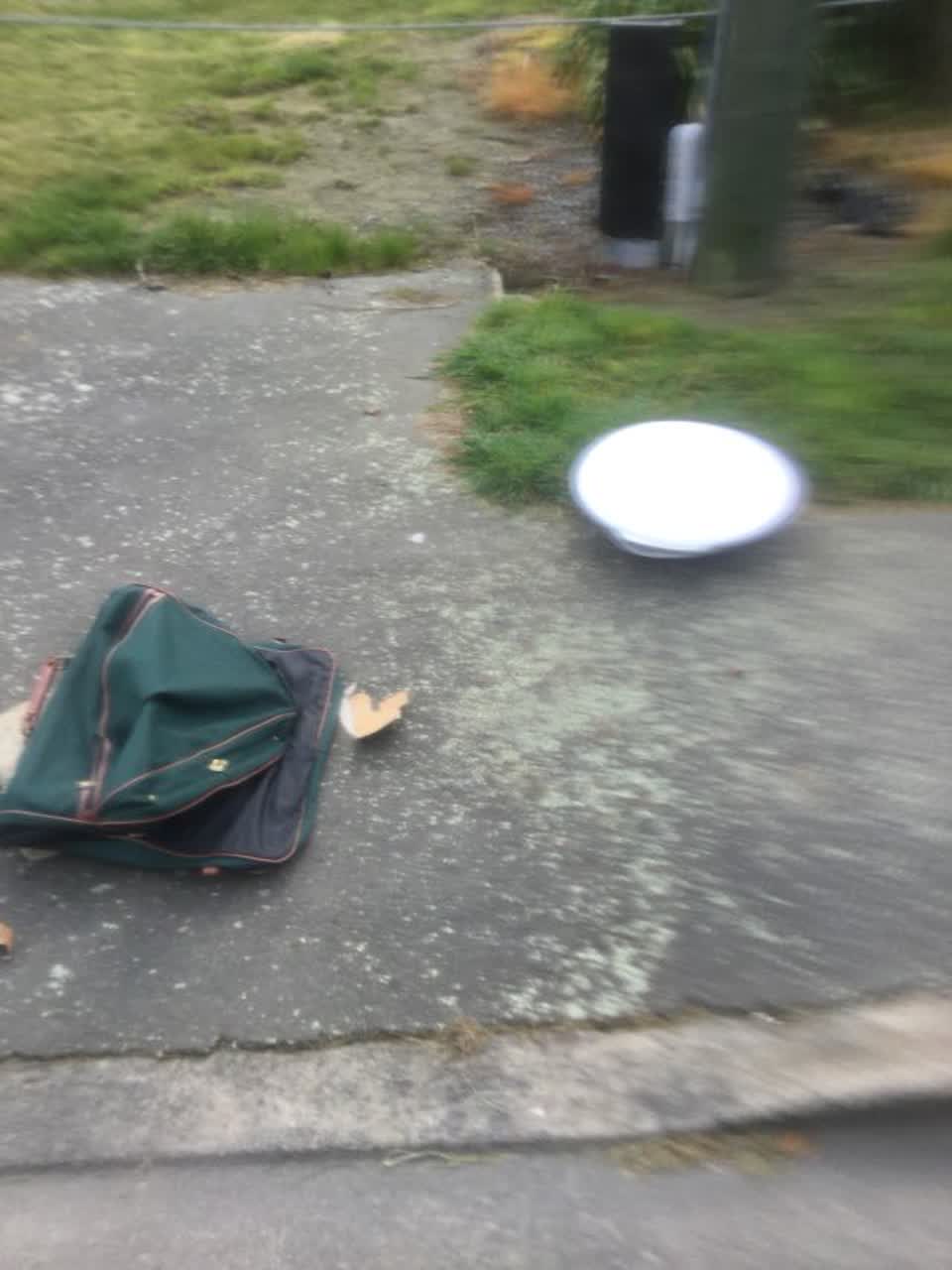 The photograph attached to this rubbish/recycling report