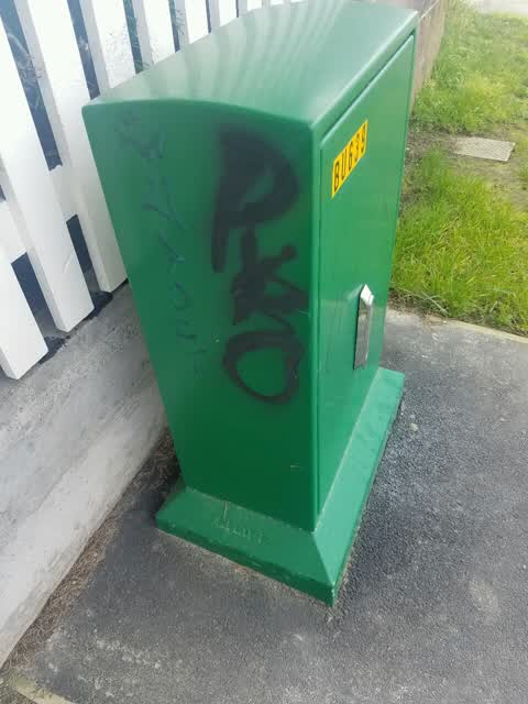 Graffiti, a report photo