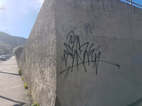 Graffiti, a report photo