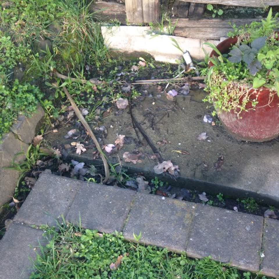 The photograph attached to this wastewater/stormwater report
