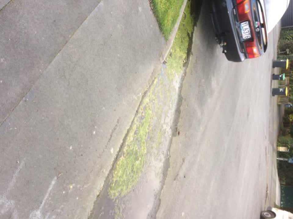 The photograph attached to this wastewater/stormwater report