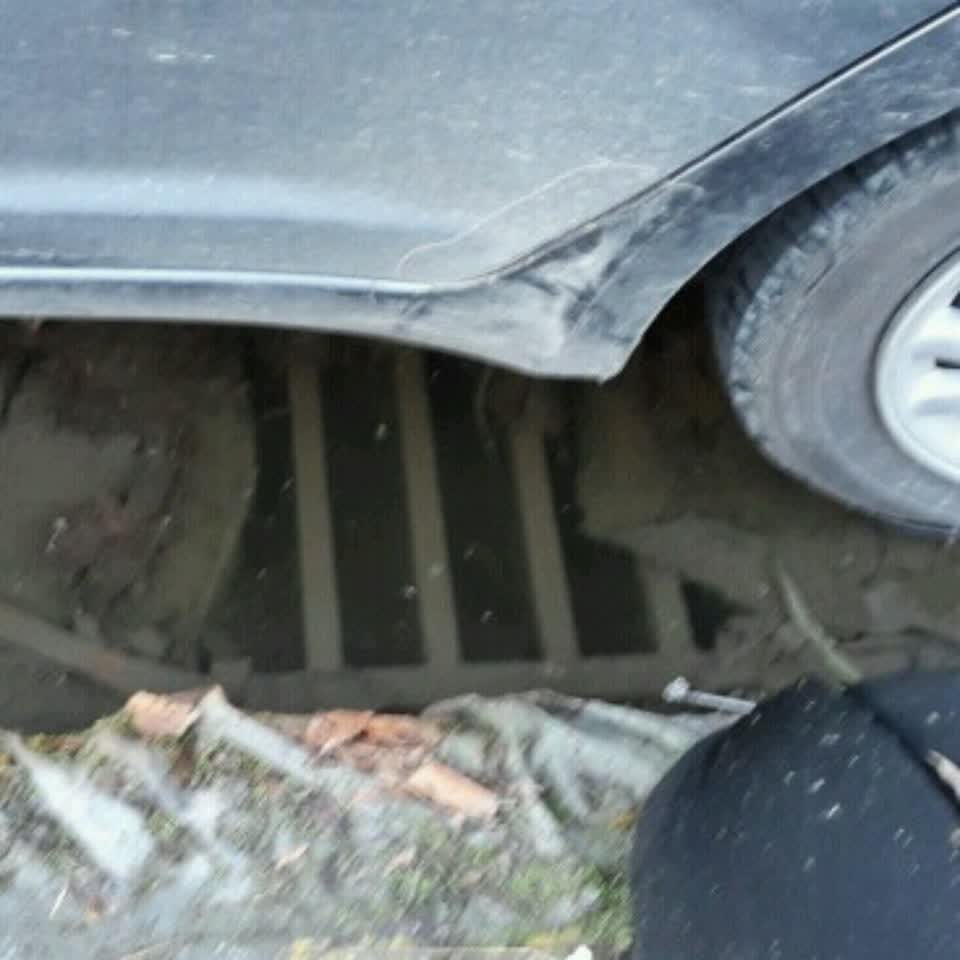 The photograph attached to this wastewater/stormwater report