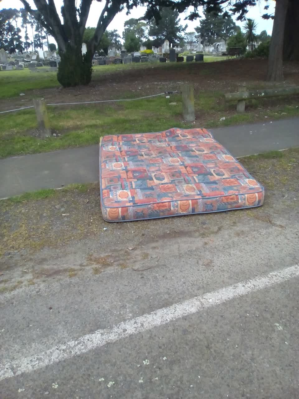 The photograph attached to this rubbish/recycling report