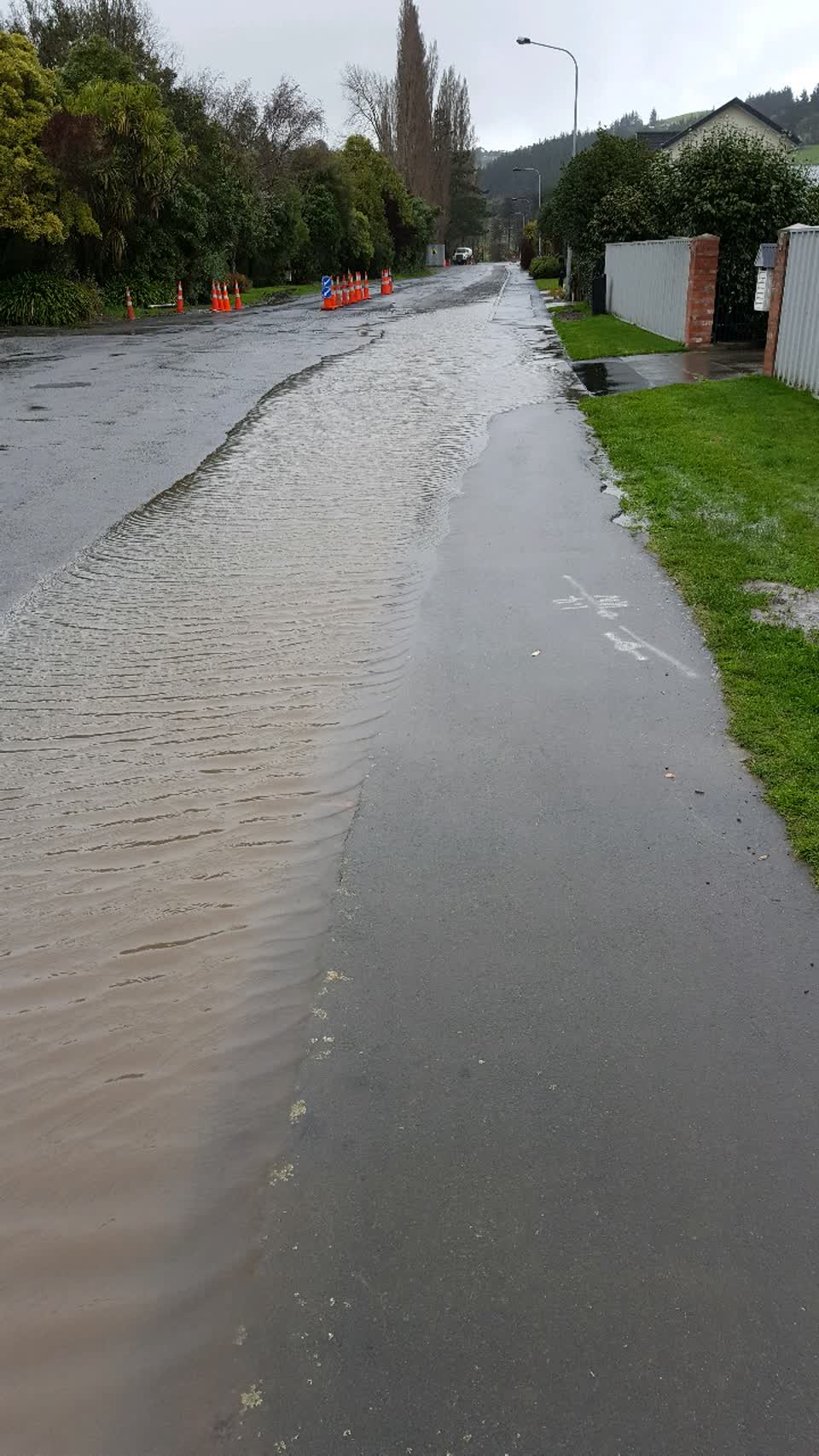The photograph attached to this wastewater/stormwater report