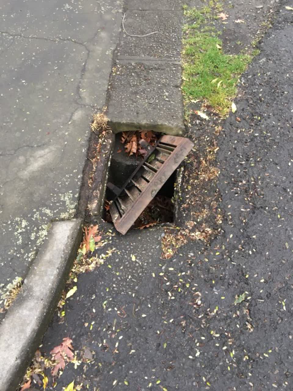 The photograph attached to this wastewater/stormwater report