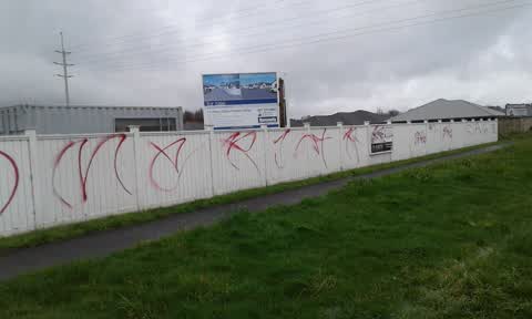 Graffiti, a report photo
