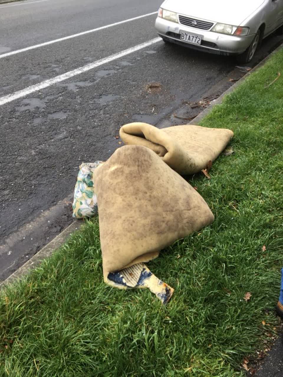 The photograph attached to this rubbish/recycling report