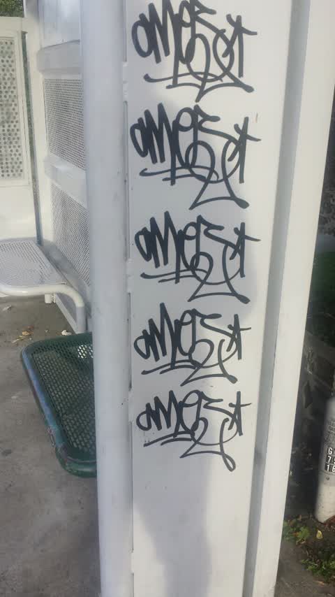 Graffiti, a report photo