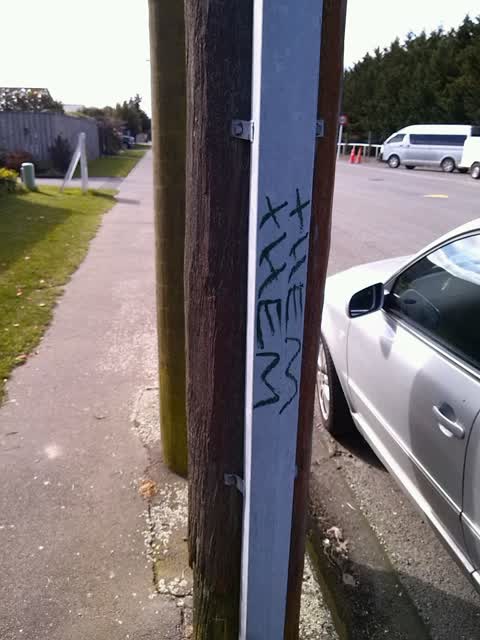 Graffiti, a report photo