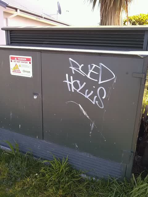 Graffiti, a report photo
