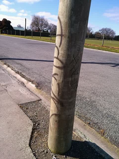 Graffiti, a report photo