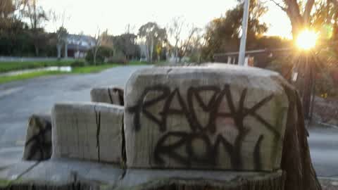 Graffiti, a report photo