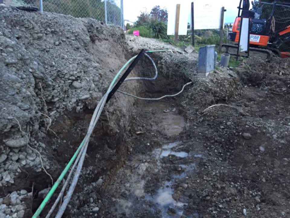 The photograph attached to this water supply report