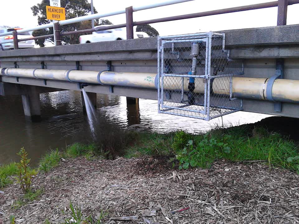 The photograph attached to this wastewater/stormwater report
