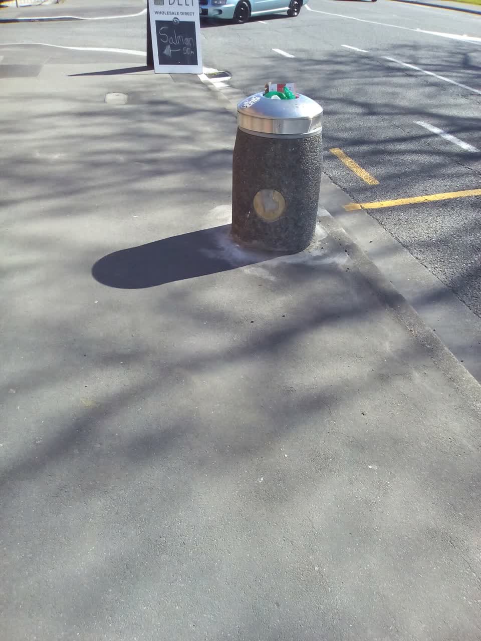 The photograph attached to this rubbish/recycling report