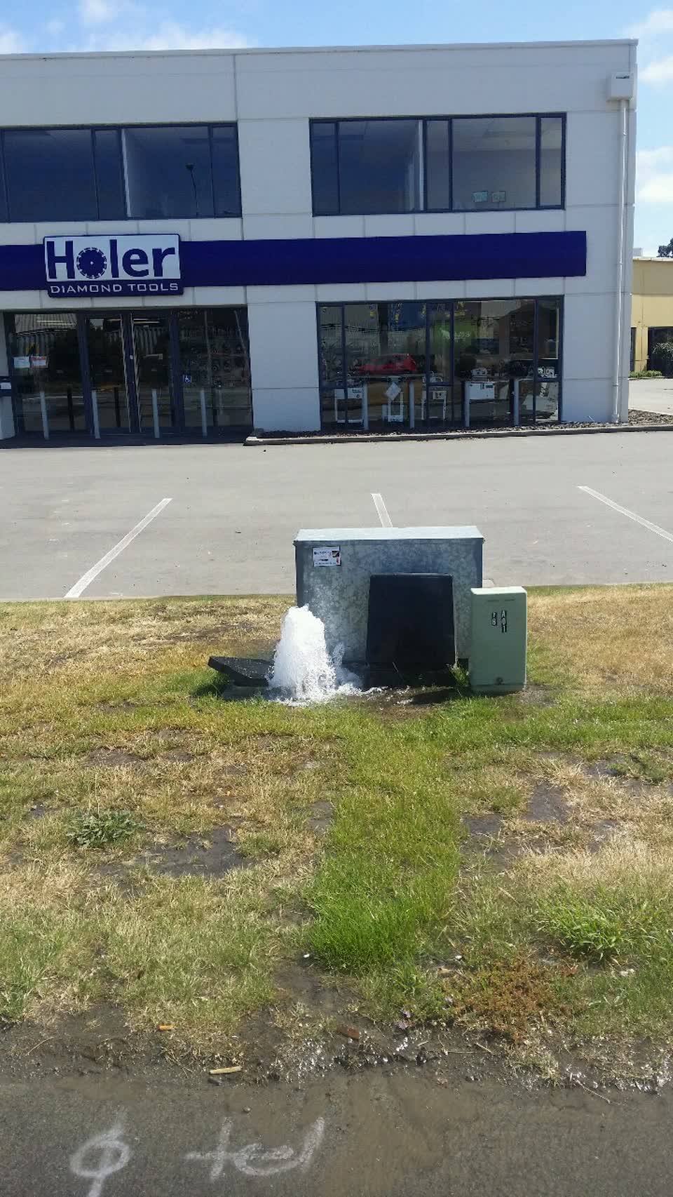 The photograph attached to this water supply report