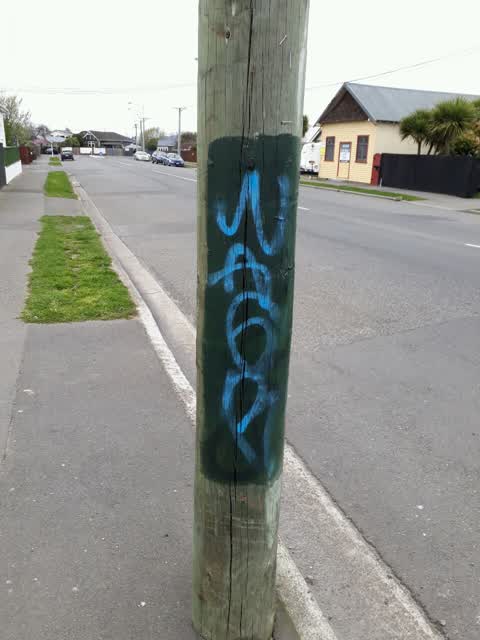 Graffiti, a report photo