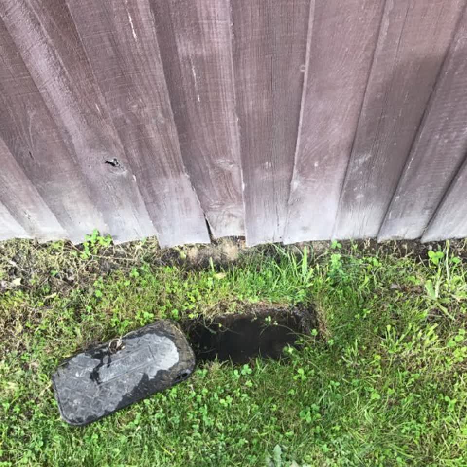 The photograph attached to this water supply report