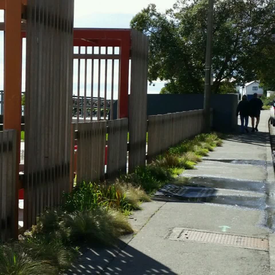 The photograph attached to this wastewater/stormwater report