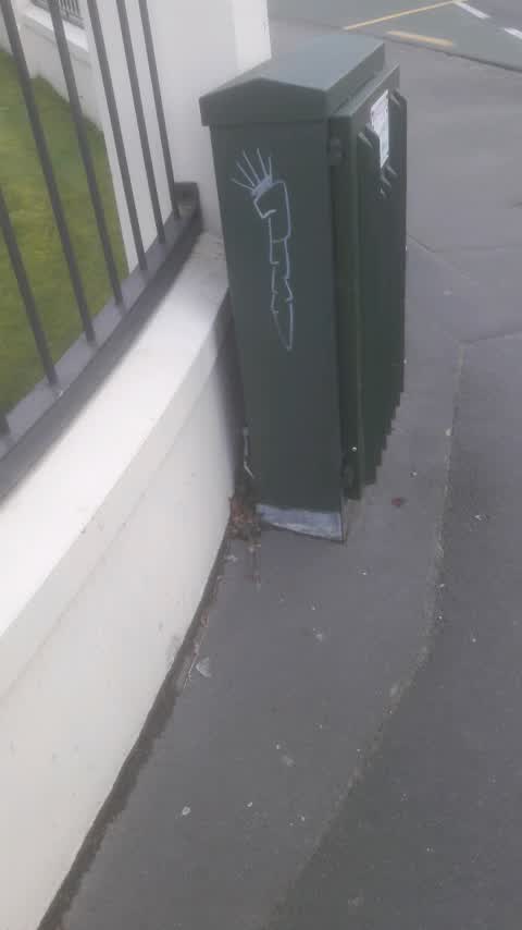Graffiti, a report photo