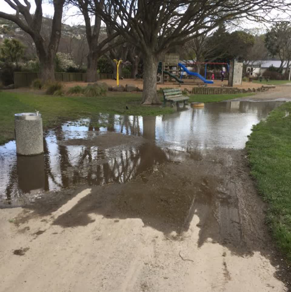 The photograph attached to this water supply report