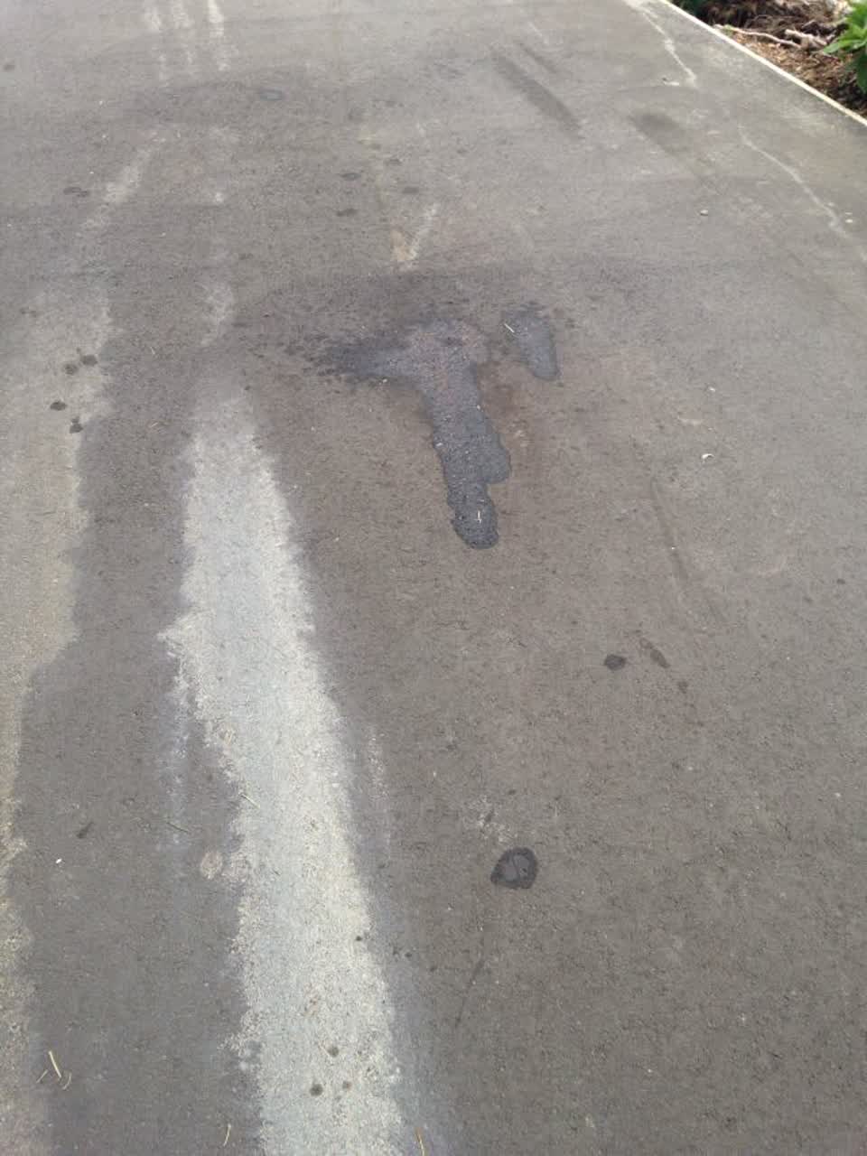 The photograph attached to this wastewater/stormwater report