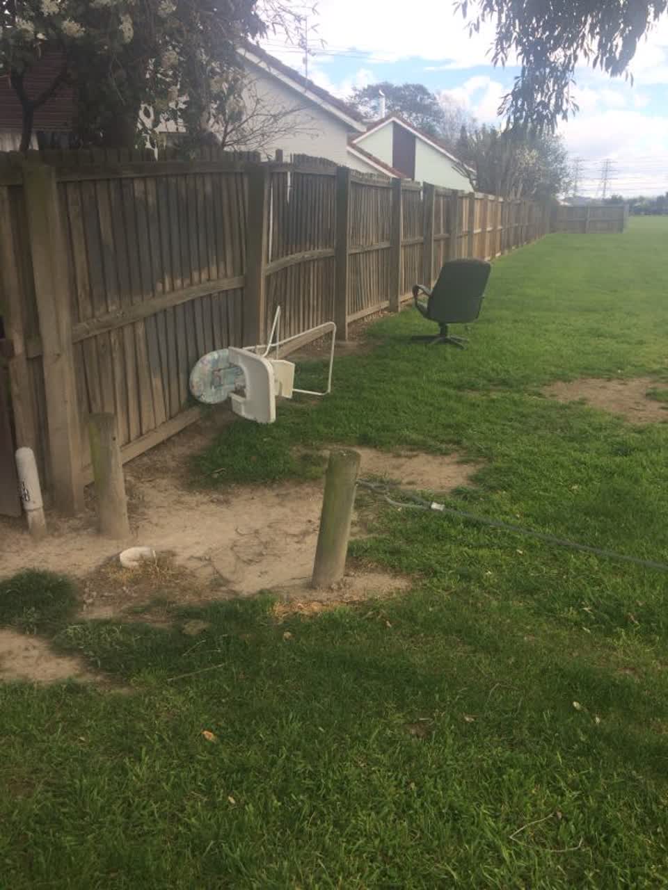 The photograph attached to this parks report