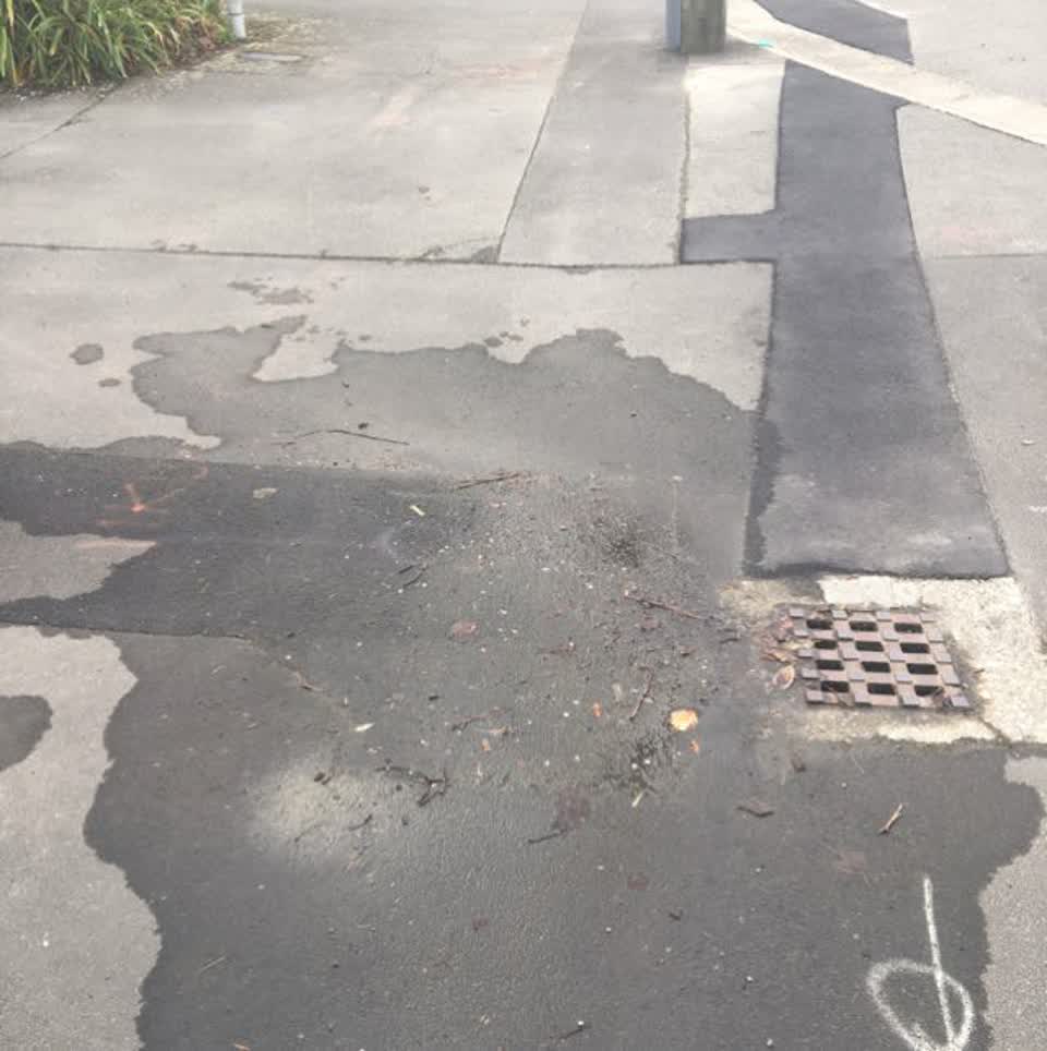 The photograph attached to this water supply report
