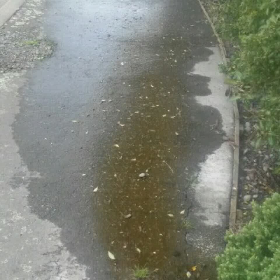 The photograph attached to this water supply report