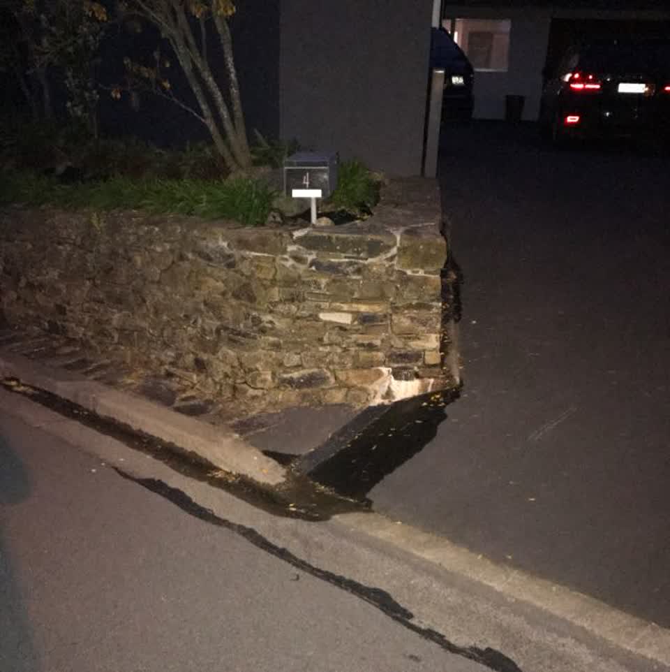 The photograph attached to this water supply report