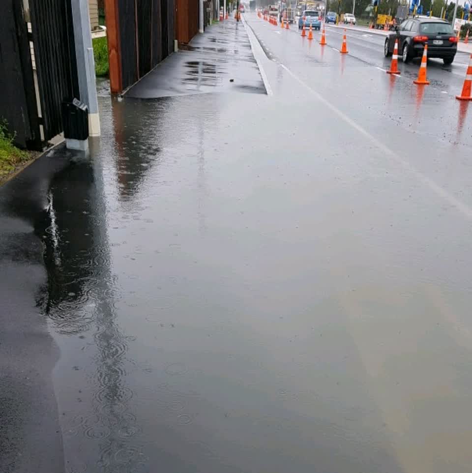 The photograph attached to this wastewater/stormwater report