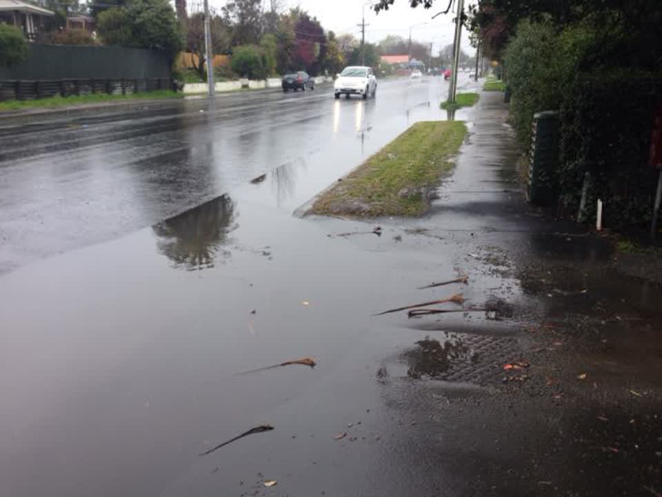 The photograph attached to this wastewater/stormwater report